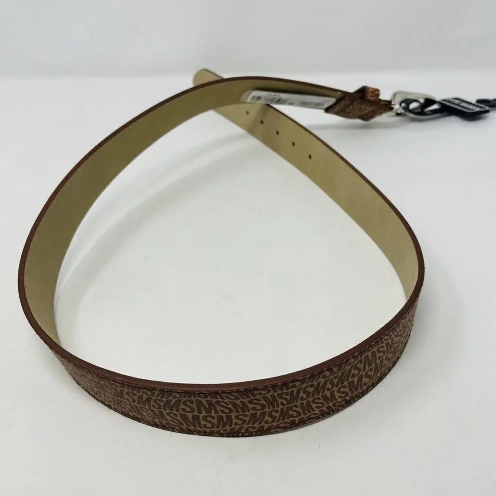 Steve Madden Womens Size‎ Medium Fish-Eye-Logo Waist Belt in Brown $38